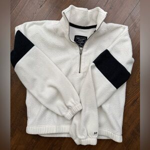 Abercrombie and fitch fleece quarter zip